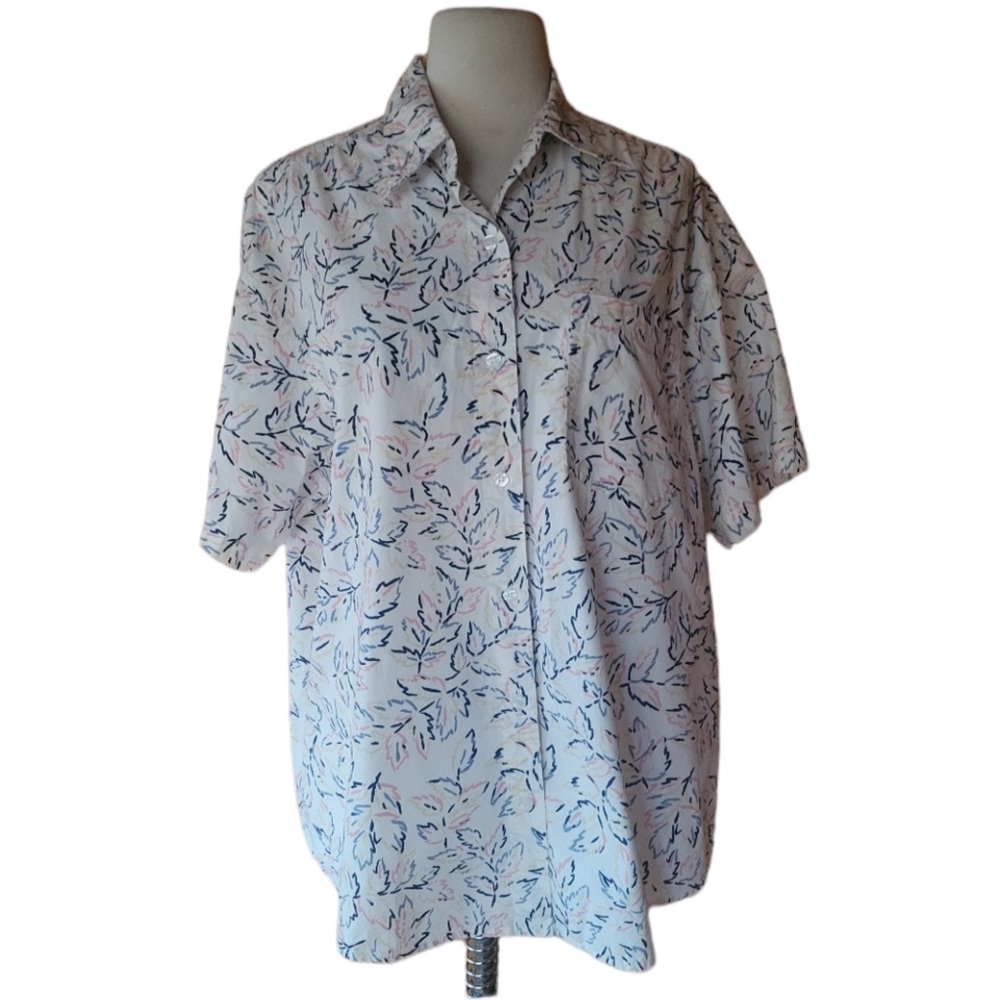 Vintage B.E. Multi-Color, Button Down Shirt